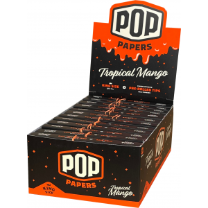 Pop Papers King Size With Flavored Tips - (Display of 24)